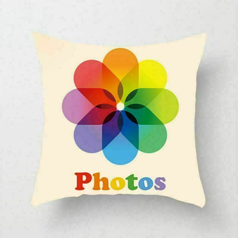 Social Media Pillow Case Cover Home Decor Microfiber Media Cushion Pillow Covers