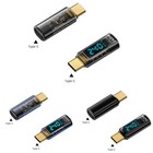 1 PCS USB4 240W Type C Adapter 60HZ Power Meter Tester
