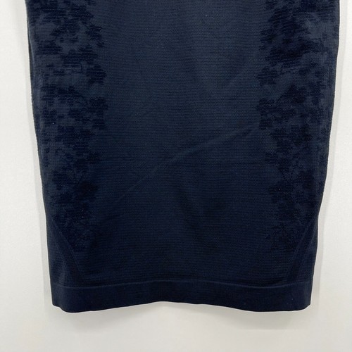Lululemon Active Tank Top Women's 4 Black Racerback Logo Running Pullover Floral - Picture 6 of 9