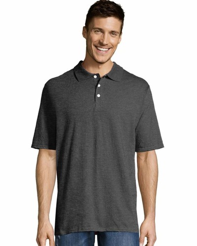 Hanes X-Temp Men's Polo-42X0 - Picture 4 of 4