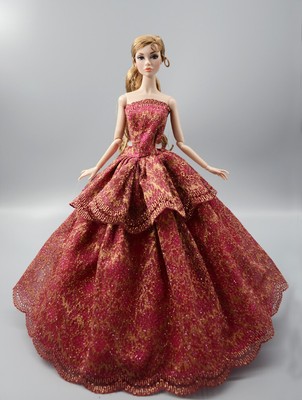 Fashion Princess Party Dress//Evening Clothes//Gown For 11.5 inch Doll a14