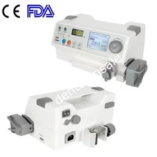 Medical Portable Injection Infusion Syringe Pump Injector Library Visual Alarm