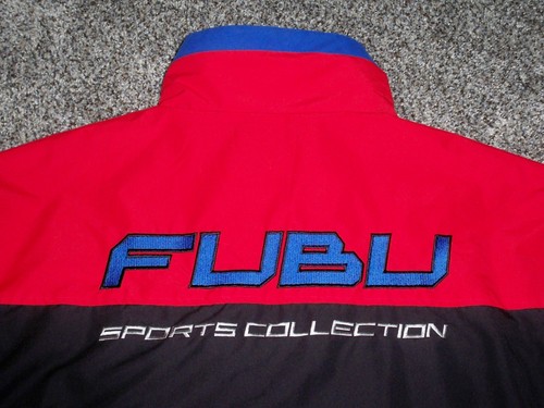 NWOT Vtg 90's Men's FUBU Zip Wind Jacket L COLOR BLOCK w/FUBU Embroidery - Picture 7 of 8