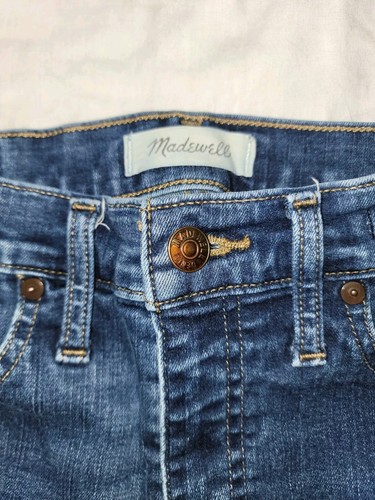 Madewell 10" hohe Skinny Damenjeans Größe 28 Denim blau - Bild 3 von 5