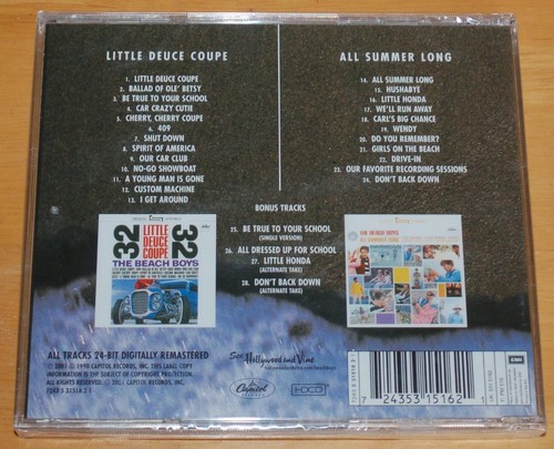 The Beach Boys Little Deuce Coupe / All Summer Long Sealed Remastered CD (HDCD) - Imagen 2 de 3