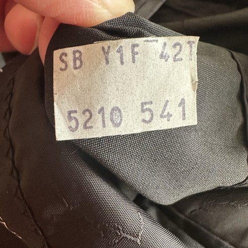 Blazer De Colección Yves Saint Laurent Hombres TALLA 42T Traje Abrigo Chaqueta Negro Lana a Rayas - Imagen 14 de 15