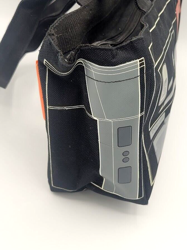 Rare Parcel Cassette Tape Deck Bag Purse Black Makeup bag - Picture 6 of 13