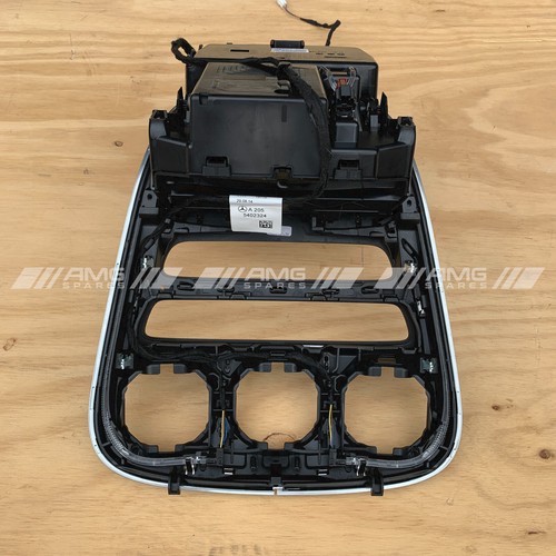 Genuine Mercedes OEM GLC63s centre console trim panel black ash wood A2536801404 - Picture 12 of 16