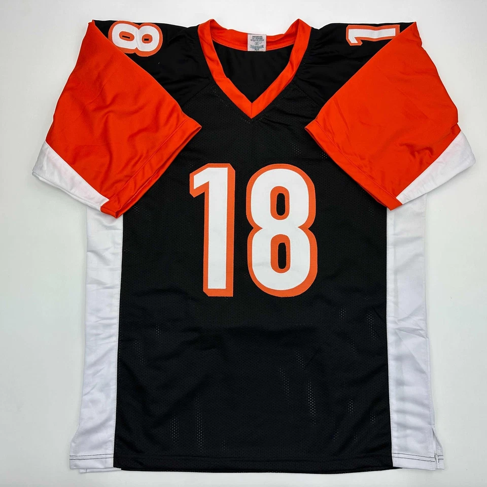 Facsímil Autografiado A.J. Jersey AJ Verde Cincinnati Negro Reimpresión Talla Hombre XL Foto 3 de 4