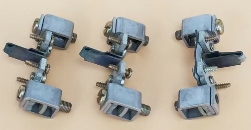 LOT OF 3 CUTLER HAMMER FH75 HEATER ELEMENTS & LUG ASSEMBLIES