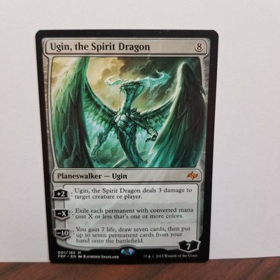 the Spirit Dragon x1 Ugin 1x English Magic MTG Fate Reforged Slight Play