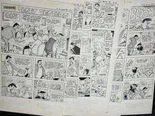 ORIGINAL LARGE COMIC ART Complete Story O.G. WHIZ Arnold Drake Gary Terry?  1972