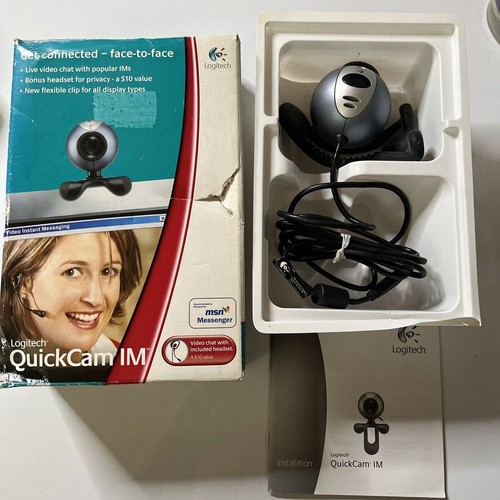 Logitech QuickCam IM V-UAM27A Webcam - Picture 1 of 10