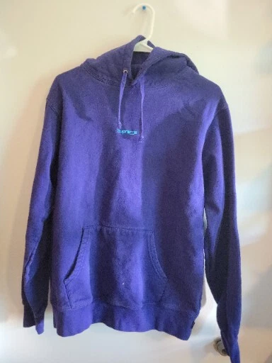 Sweat shirt à capuche logo numérique Supreme royal foncé (SS20SW73) taille MOYENNE