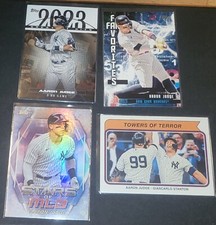 AARON JUDGE '23 Topps #SMLBC-13 & CC-1, '24 Topps #23GH-2 & FF-5 YANKEES MVP (4)
