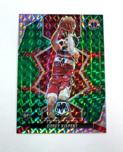 2021-22 Panini Mosaic Corey Kispert Green Mosaic Prizm Rookie #213