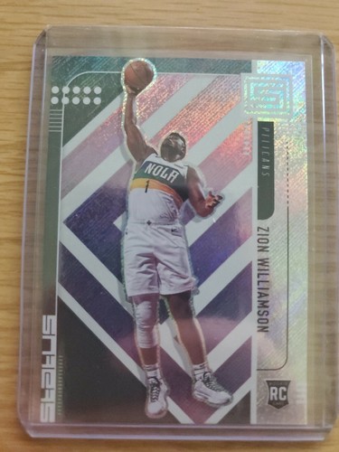 Zion Williamson (19 Card Lot) Prizm RC #248, Status, Revolution Red Cracked Ice - 第 3/12 張圖片