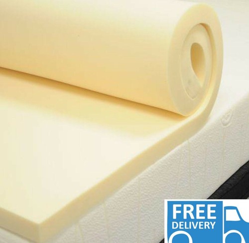 ORTHOPEDIC REFLEX MEMORY FOAM MATTRESS TOPPERS SINGLE DOUBLE KING & SK UK Made - Picture 2 of 9