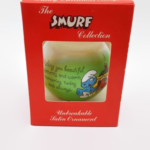 The-Smurf-Collection-Merry-Christmas-Satin-Christmas-Ornament