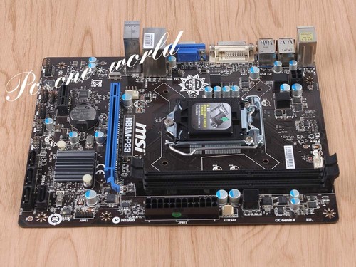 MSI H81M-P33 Socket H3/1150 DDR3 Intel H81 USB3.0 DVI VGA Micro ATX Motherboard - Picture 2 of 4