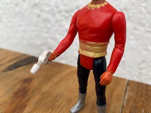 Vintage ACTION Figure FLASH GORDON Mattel 1979 Hong Kong w/ Original Weapon / Excellent - Picture 2 of 10