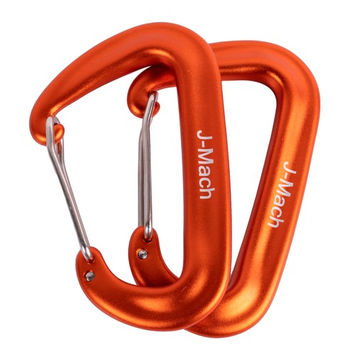 10Pcs Lightweight Heavy Duty D-Ring Carabiner 12KN Outdoor Hiking Camp Climb New - Picture 3 of 12