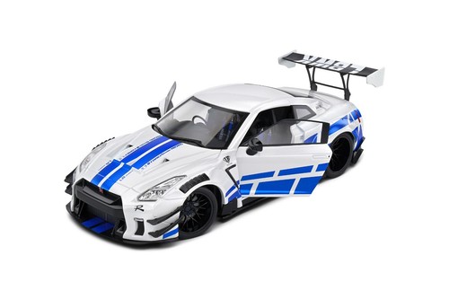 NISSAN GT-R R35 LIBERTY WALK BODY KIT Paul Tribute Solido Die Cast 1/18 S1805816 - Foto 8 di 9