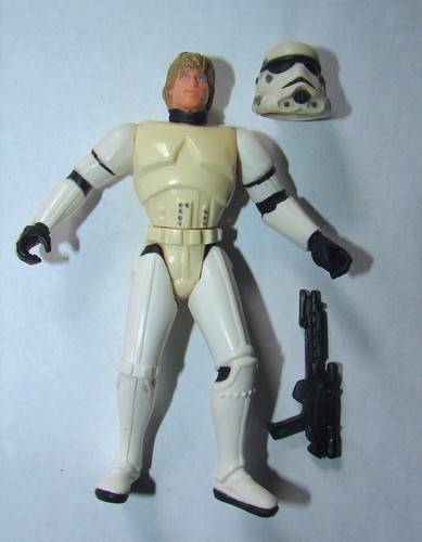 Star Wars POTF LUKE Stormtrooper Death Star Escape figure 1996 422 - Picture 2 of 2