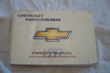 CHEVROLET TAHOE & SUBURBAN 1997 OWNER HAND BOOK, NICE CINDITION, GETTING RARE...