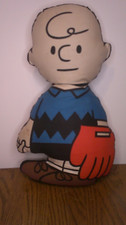 vintage 1963 Charlie Brown plush stuffed figure or pillow 16" tall HTF    Z90