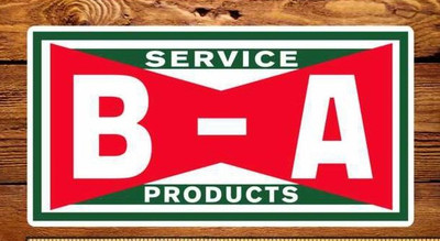 5 Rectangle BA British American Service Vinyl Decals