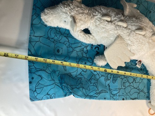 Jellycat Snow Dragon 20” Stuffed Animal Plush Cream Dustbag - Picture 4 of 4