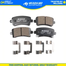 Rear Ceramic Brake Pads w/ Hardware for LaCrosse Regal XTS Impala Malibu Limited