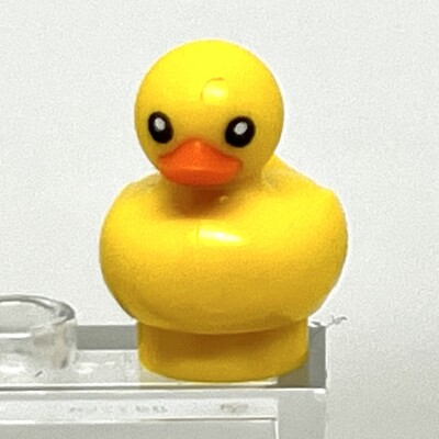 Lego - Carnival Yellow Rubber Duck Duckling Orange Beak - Part 5