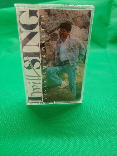Vince Ambrosetti - I Will Sing Cassette 1988 Krystal Record New Sealed - Picture 4 of 4