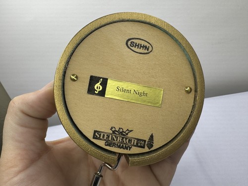 Music Box Vintage Natale Steinbach Germania Suona Silenziosa Notte - Foto 12 di 13