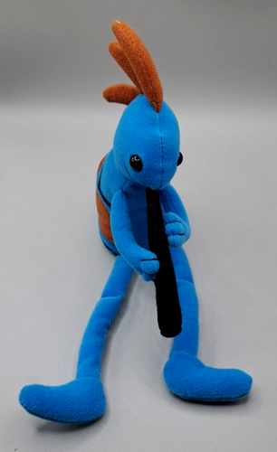 1998 Kokopelli Magical Flute Player Doll plush stuffed animal Blue - Picture 2 of 9