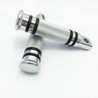 2pcs Motorcycle Male Foot pegs Footrest Pedal For Harley Dyna Electra Glide XL