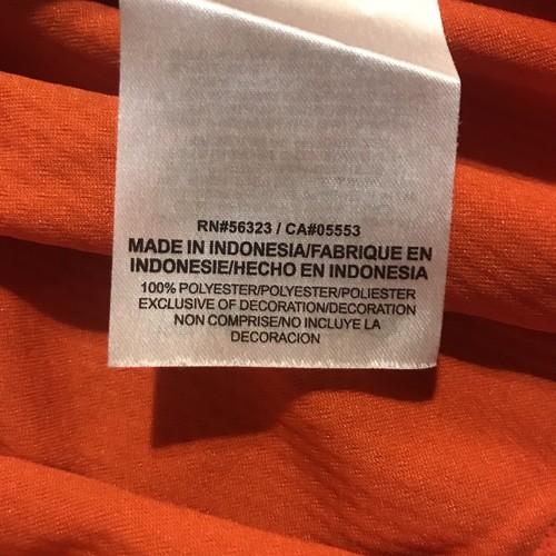 Nike Clemson Tigers Shorts Mens Small Orange Athletic Gym Training Football NCAA - Picture 15 of 16