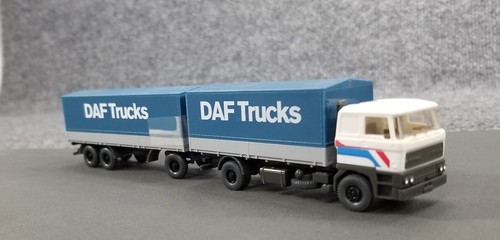 Vintage Wiking HO 1/87 LKW Volvo DAF TRUCK & TRAILER