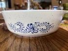 Vintage Pyrex Tan Blue Homestead 471-B Casserole Dish (no Lid) 500 ml