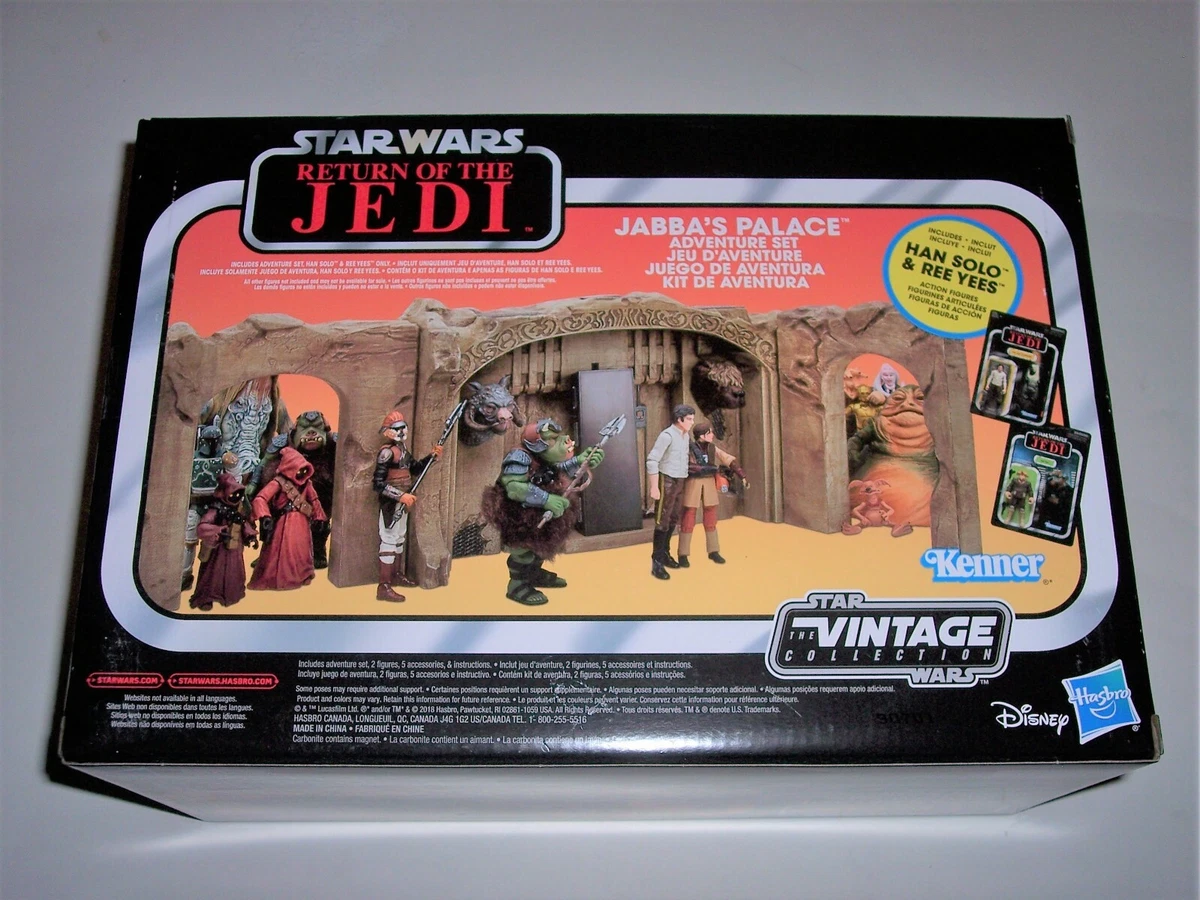 Star Wars Vintage Collection JABBA S PALACE ADVENTURE SET w Han Carbonite Yees