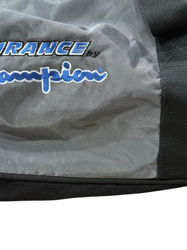 Champion Endurance Bolsa de Lona Gimnasio 28" Rojo Negro Gris Viaje Activo De Colección - Imagen 9 de 9