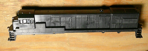 Ho Athearn Diesel locomotive U30C shell black - Picture 1 of 6