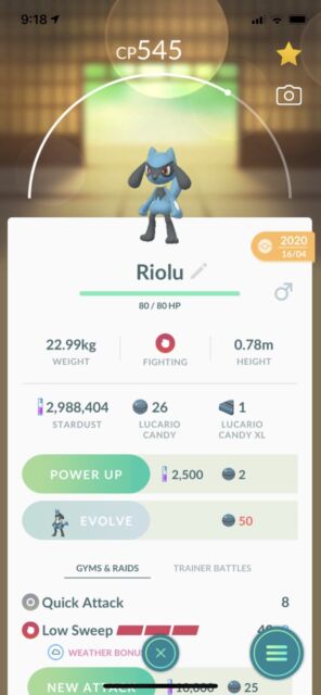 Riolu Lv 20 Pokemon Trade Go Pokémon Go Buy 2 - Get 3 (one Free)