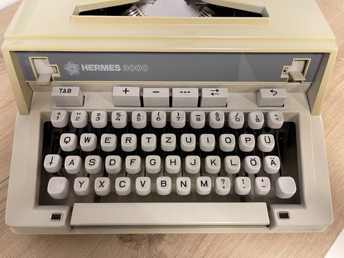 HERMES 3000 MEDIA - 1975 - typewriter Schreibmaschine antik vintage - Bild 12 von 17