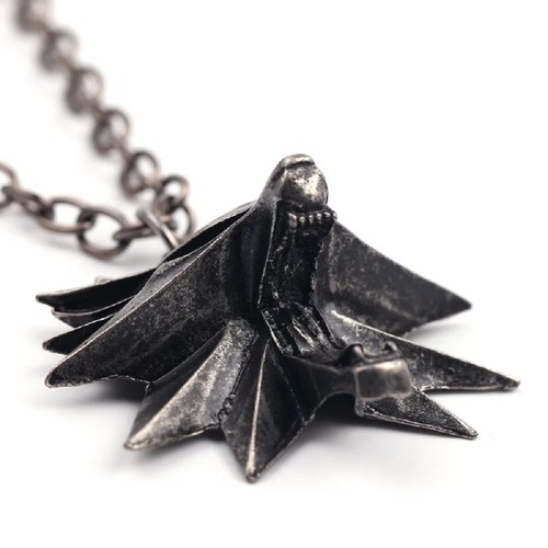 Wolf Head Versatile Sweater Chain alloy Hip Hop Gothic Necklace Woman - Picture 3 of 6