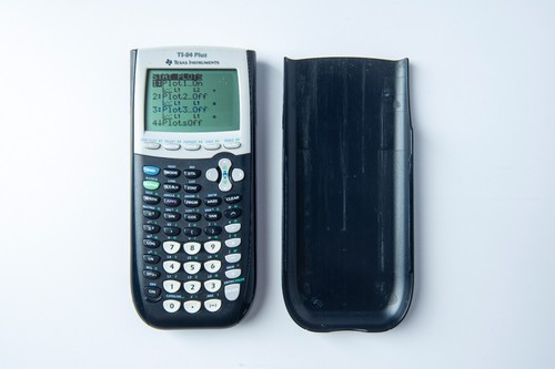 GETESTET Texas Instruments TI-84 Plus graphischer Taschenrechner schwarz mit Deckel funktioniert
