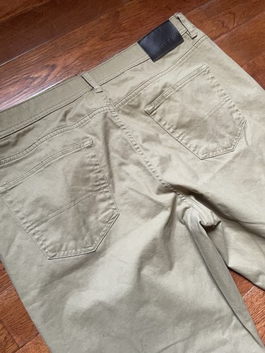 Copper & Oak Men's (36x30) 5 Pocket Every Day Pants Sueded Khaki $75 Retail - Picture 14 of 15