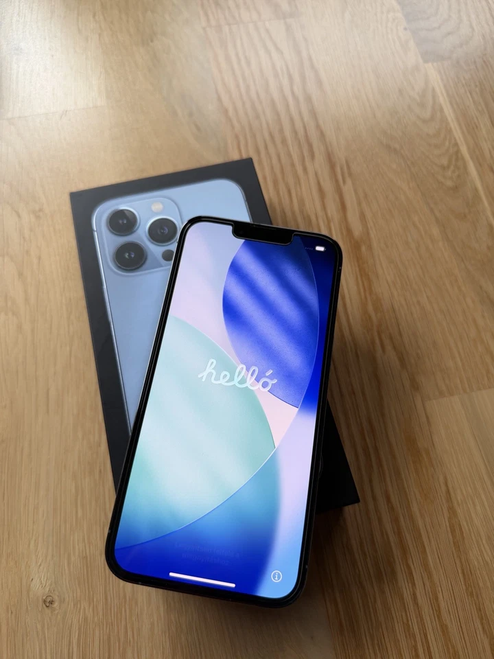 Apple iPhone 13 Pro 5G Smartphone 256 GB Sierra Blue OVP - Bild 3 von 4